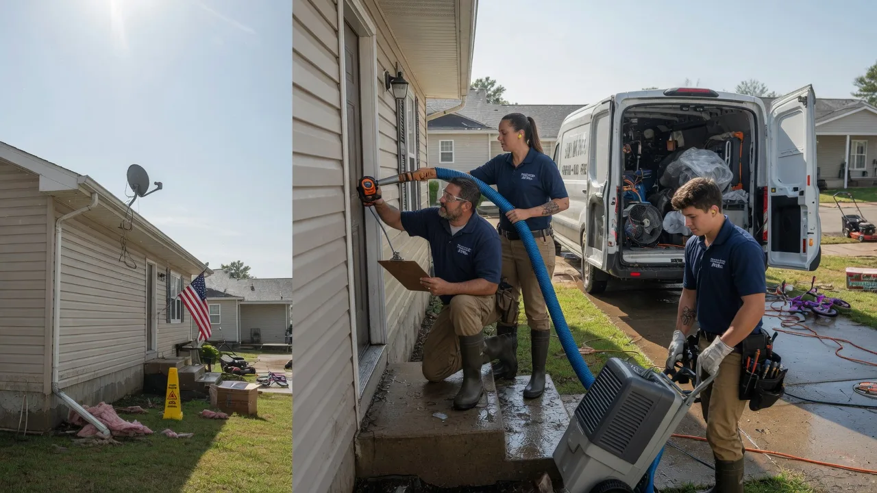 Ceiling Water Damage Restoration in Granada, MN near me